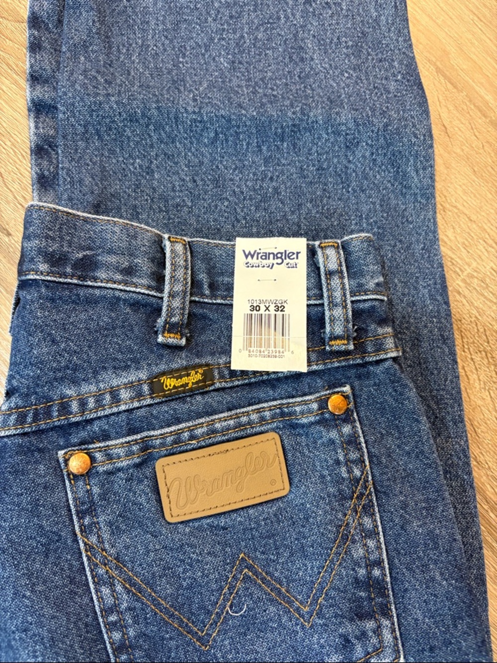 Wrangler Men’s Blue Relaxed Fit Jeans